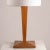 Art Deco Oak and Opaline Table Lamp, France, 1940s For Sale - Image 4 of 10