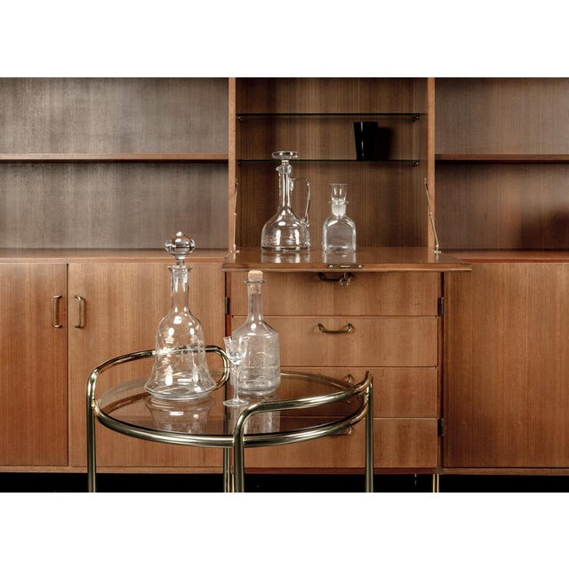 Sideboard with Shelves by Erwin Behr Study for Bmz, 1950s For Sale - Image 18 of 18