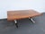 Solid Mahogany and Chrome Large Long Dining Table 6673 For Sale - Image 13 of 18