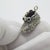 Vintage Italian Handmade Genuine Sterling Silver 925 Newborn Shoe Miniature / Pendant / Charm For Sale - Image 6 of 10