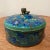 Chinese Antique Chinese Cloisonné Enamel Export Trinket Box With Foo Dog For Sale - Image 3 of 13
