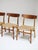 Vintage Dining Chairs in Oak by Hans J. Wegner for Carl Hansen & Søn, 1950s, Set of 4 For Sale - Image 12 of 18