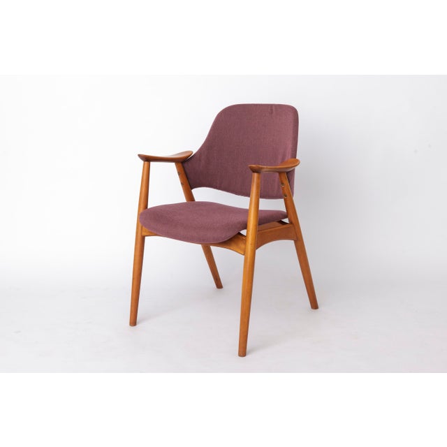 Beige Vintage Lounge Chairs in Beech, Germany 1960s, Set of 4 For Sale - Image 8 of 12