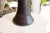 1920s Vintage African Indigo Dyed Wooden Vase For Sale - Image 5 of 9
