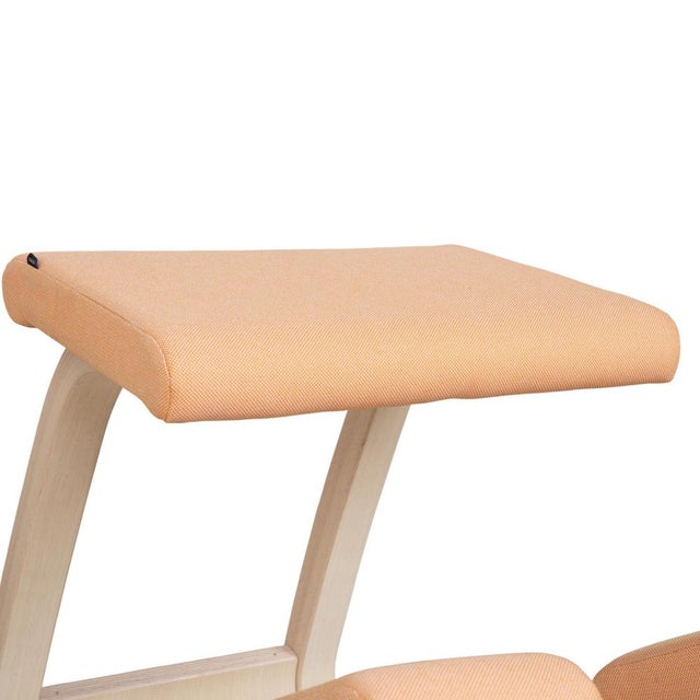 Modern Varier Variable Kneeling Chair Stool in Ash and Natural Fabric by Peter Opsvik For Sale - Image 3 of 13