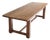 Monumental Dutch Oak Dining Table For Sale