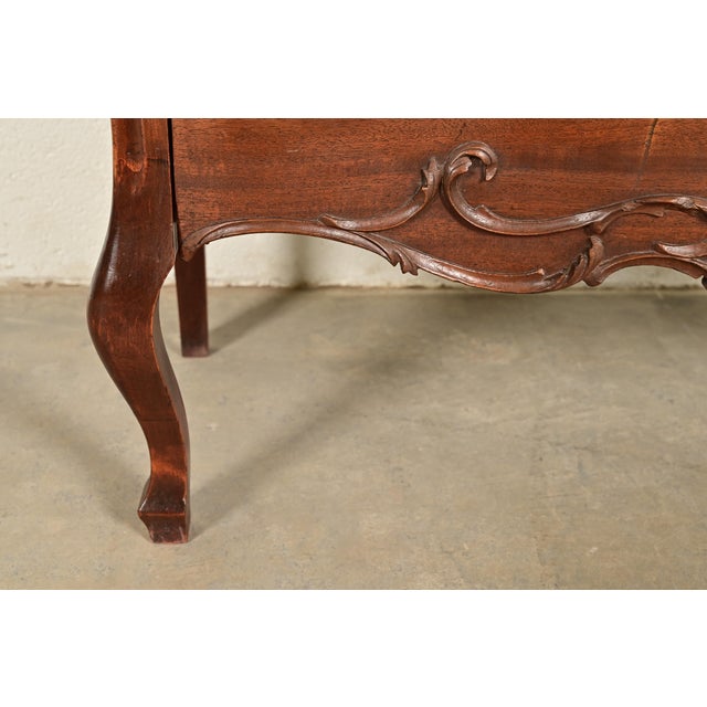 Antique Victorian Carved Mahogany Bookcase or Bar Cabinet, Circa 1890s For Sale - Image 12 of 16