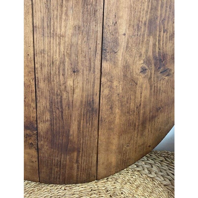 Rustic Wooden Serving Board, 1890s For Sale - Image 6 of 16