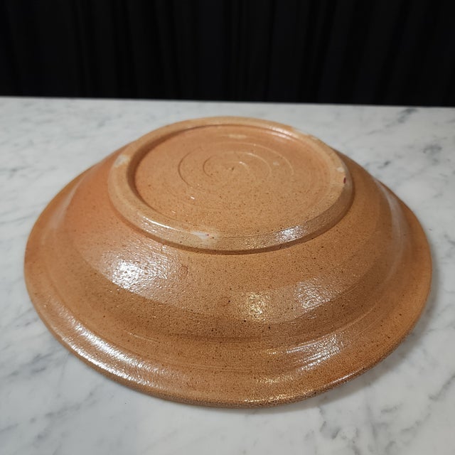 1990s Matisse Inspired Hand-Painted Nude Lady Bowl - Large For Sale - Image 10 of 10