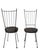 Black Pr. Mid Century Wrought Iron Side Chairs After Mathieu Mategot C. 1950's For Sale - Image 8 of 16