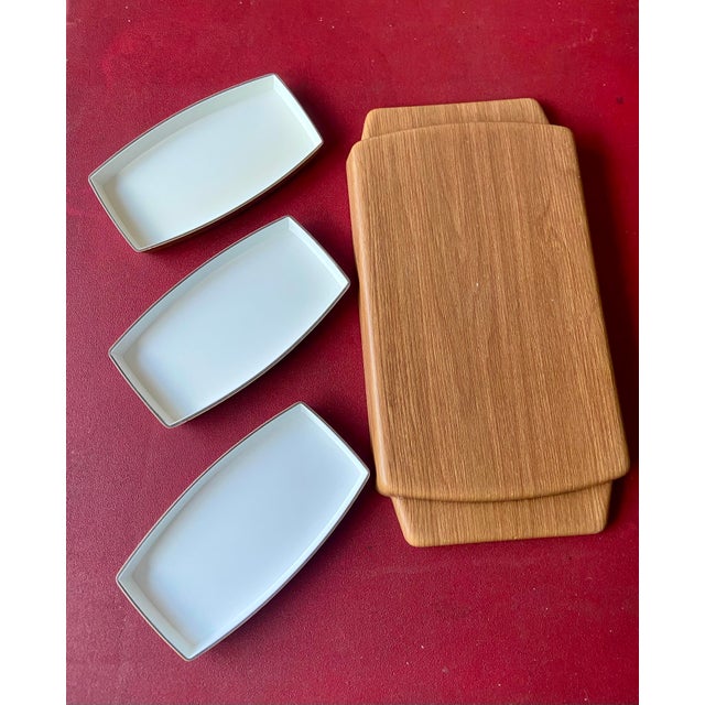 Italian Serving Set by Robex Coleppio, 1970s, Set of 4 For Sale - Image 4 of 7