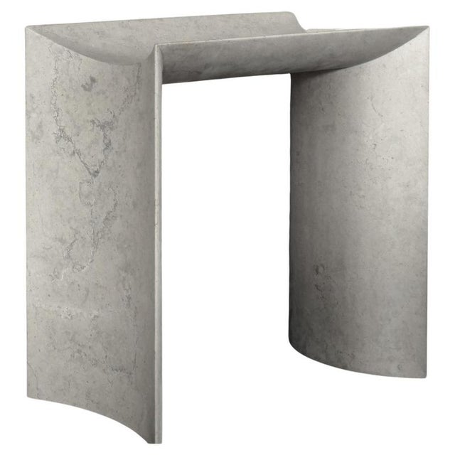 Blue Trilite Washbasin in White Carrara Marble by Bufalini Marmi For Sale - Image 8 of 8