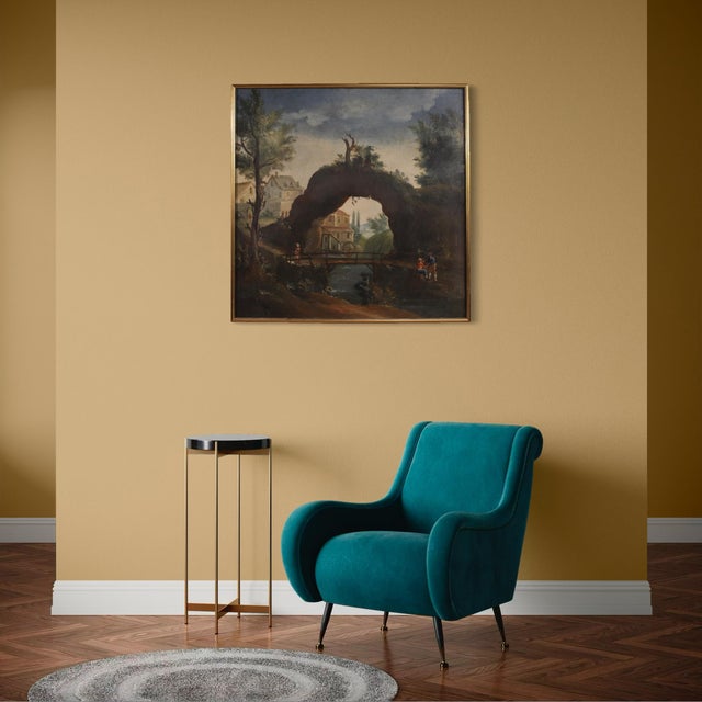 French Artist, Landscape, 1780, Oil on Canvas For Sale - Image 15 of 16