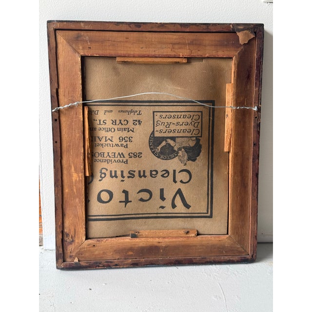 Folk Art Painted Wall Mirror For Sale - Image 9 of 9