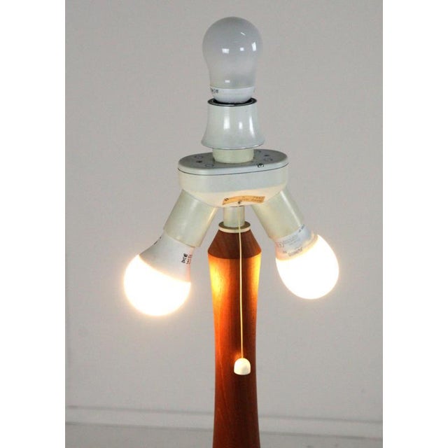 Wood Large Wooden Table Lamp from Domus For Sale - Image 7 of 16