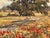 Vintage Impressionist English River Landscape Painting with Flowers & Figures 1985 For Sale - Image 16 of 16