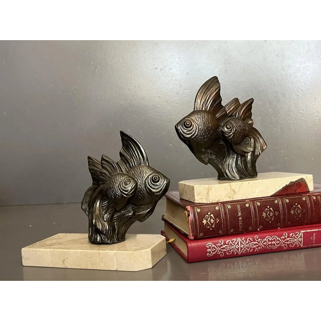 Pair of French Art Deco 1930 Bookends For Sale In Miami - Image 6 of 7