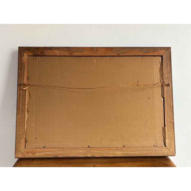 Early 20th Century Folk Art Landscape Oil Painting, Framed For Sale - Image 11 of 11