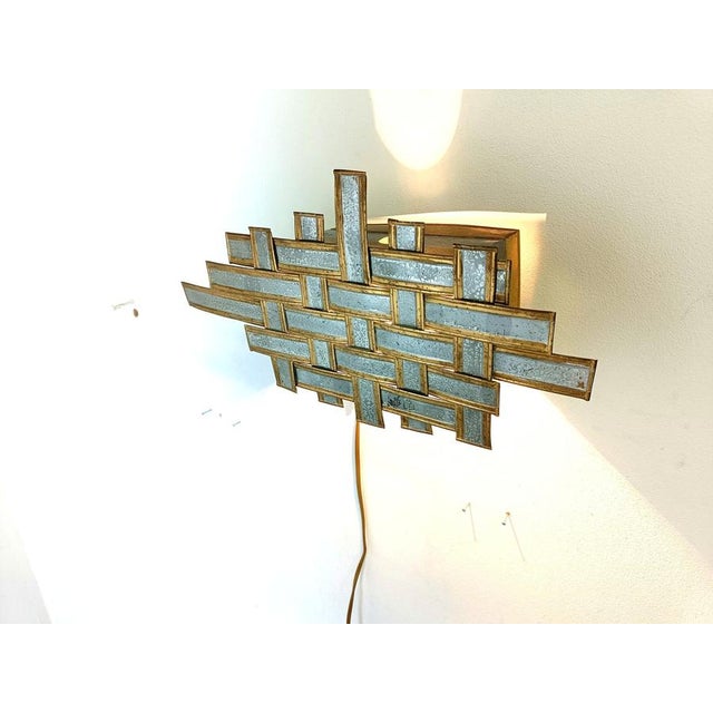 Vintage Brutalist Wall Lamp, 1970s For Sale - Image 6 of 9