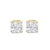 These classic and beautiful stud earrings feature 1ct TDW of stunning, natural princess-cut diamonds. Four princess-cut...