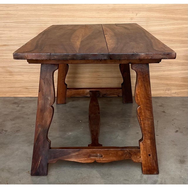 Antique Spanish Oak Work Table, 1800s For Sale - Image 12 of 18