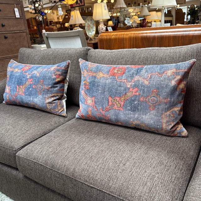 Textile Pottery Barn Dara Lumbar Pillows, Pair For Sale - Image 7 of 12
