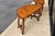 1980s Italian Burl Walnut Demilune Console Tables With Iron Stretchers - Pair For Sale - Image 5 of 8