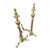 Federal Classical Brass Andirons For Sale