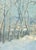 1910s Turn of 20th Century American Impressionist Chicago Landscape -- Frost Bound by Henning Ryden For Sale - Image 5 of 7
