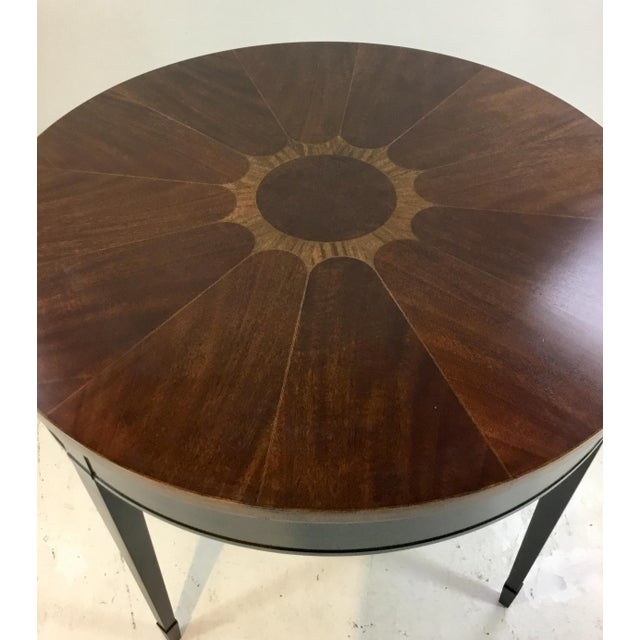 Vintage 1970’s Baker Wood Inlay End Table/Center Table Chairish