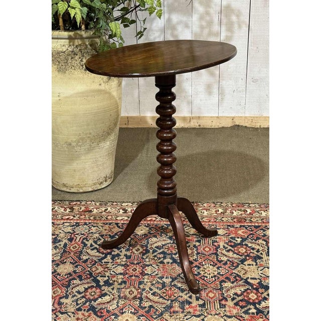 19th Century English Mahogany Side Table For Sale - Image 11 of 11