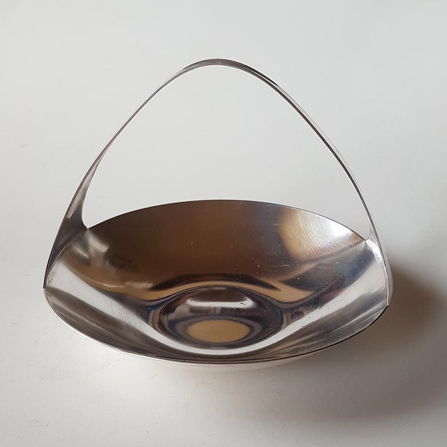 Mid-Century German Milk and Sugar Set and Candy Nut Dish by WMF, 1950s, Set of 4 For Sale - Image 11 of 12