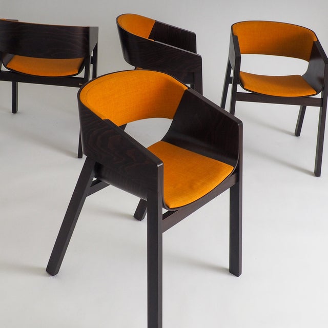 Merano Armchairs by Alexander Gufler for TON, 1990s, Set of 4 For Sale - Image 4 of 13