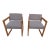 Vintage High Point Furniture Mid-Century Modern Arm Chairs a Set of 2 For Sale