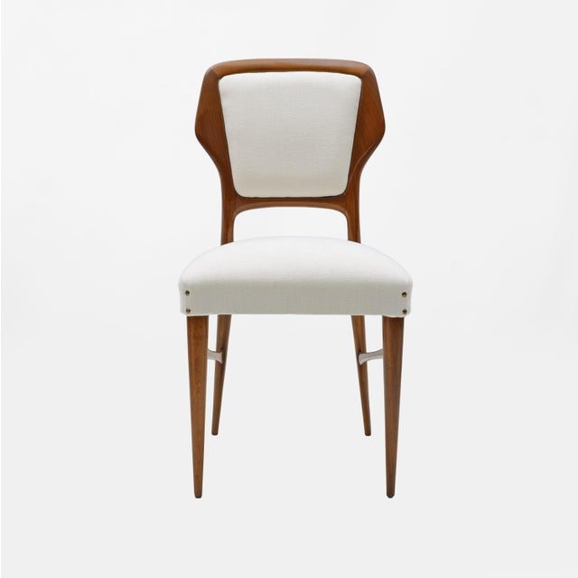 Mid-Century Modern Italian Dinning Chairs by Vittorio Dassi, 1950s, Set of 4 For Sale - Image 6 of 9