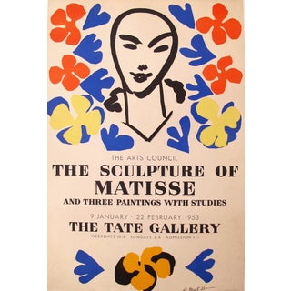 1953 Original Matisse Exhibition Poster For Sale