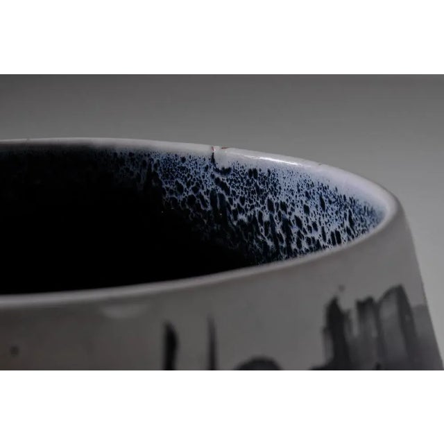 Large Ceramic Flower Pot by Victor Cerrato, Italy, 1960s For Sale - Image 11 of 12