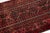 1980s Vintage Tribal Persian Baluch Rug | Hand-Knotted Red & Black Wool Runner For Sale - Image 5 of 9