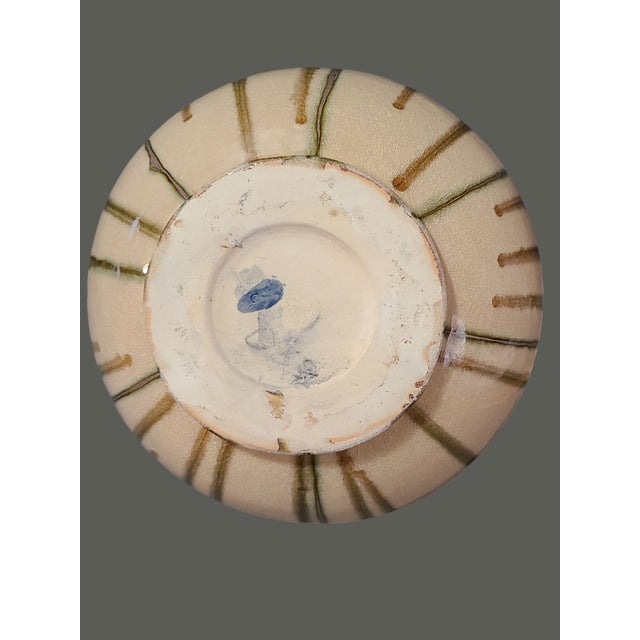 Late 20th Century Vintage Mid-Century-Modern Studio Art Pottery Drip Glazed Earth Tone Vase For Sale - Image 5 of 6