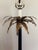 Late 20th Century Hollywood Regency Neoclassical Palm Tree Motif Buffet Lamps in Black and Gold - a Pair For Sale In Atlanta - Image 6 of 12