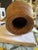 Farmhouse Hand Turned Wooden Vase/ Vessel. Made by Wood Turner Not Factory Made. Flared Rim , Hand Rubbed Finish. Mid 20th Century For Sale - Image 3 of 4