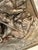 Metal Antique 1925 Hubley #312 Cast Iron, Bronze-Clad Bookend in Bas-Relief Depicting the Legend of Saint George Slaying the Dragon For Sale - Image 7 of 12