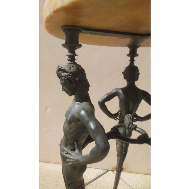 Grand Tour Grand Tour Bronze Satyr Tripod Table For Sale - Image 3 of 15