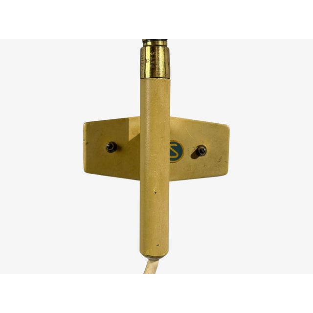 1950s Ajh, Adjustable Wall Sconces, Lacquered Metal, Brass, Sweden - a Pair For Sale In New York - Image 6 of 10