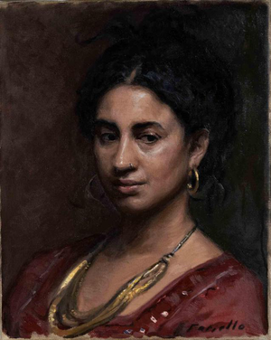 Marco Fariello, Pasqualina, 21st Century, Oil on Canvas