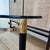 Renato Zevi 1970s Italian Brass and Glass Console Table With Faux Rope and Tusk Detail Attributed to Renato Zevi For Sale - Image 4 of 12