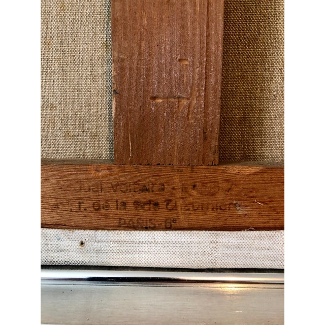 Roger Crusat, Large French Expressionist Oil Painting, Girl, Poupèe, the Doll, Ecole de Paris For Sale In Miami - Image 6 of 11