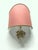 1950s Fabric Fan Lampshade with Cast Fruit Decoration, 1950s For Sale - Image 5 of 11