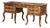 19th Century French Louis XV Carved Walnut Leather Top Desk From Provence For Sale
