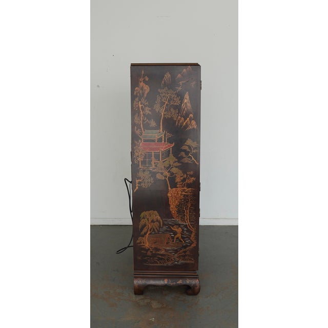 Wood Vintage Henredon Folio 10 Chinoisere Armoire For Sale - Image 7 of 18